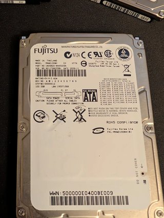Disco Duro Fujitsu 2.5" 100GB