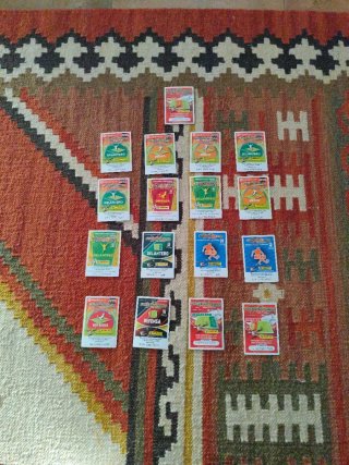 Lote Cartas Fútbol 2013-2019