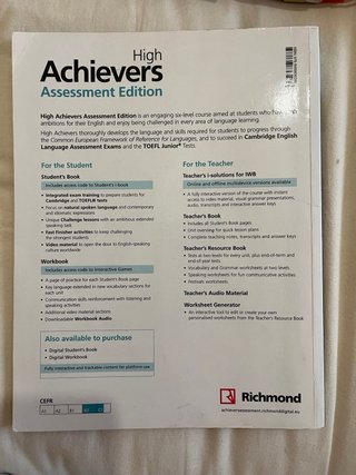 HIGH ACHIEVERS ASSESSMENT B2+ STD PACK