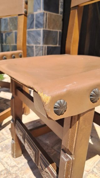 Sillas rústicas castellanas fraileras