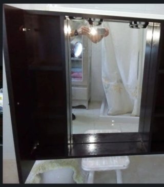 Mueble de baño Teka con espejo, 2 focos y 2 puerta
