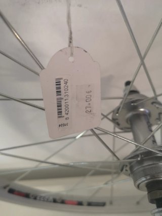 Rueda trasera 20 x 1 3/8 bici paseo