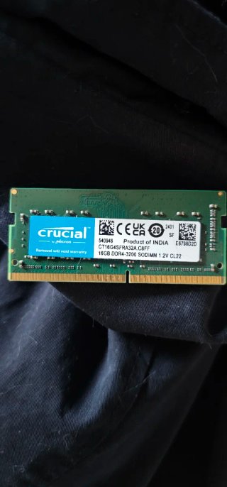 Crucial 16GB DDR4-3200 SODIMM