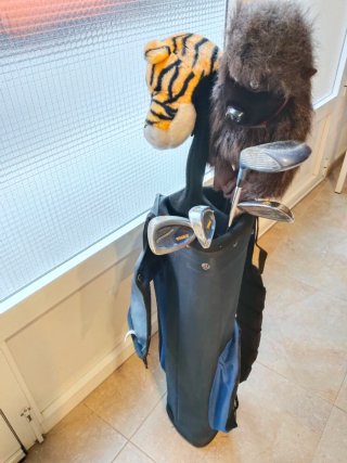 Palos de golf junior Longridge con bolsa