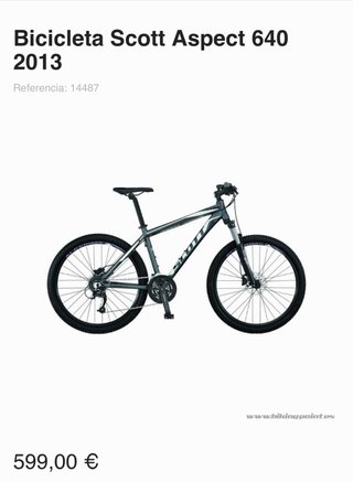 Bicicleta Scott Scale 26 taglia L