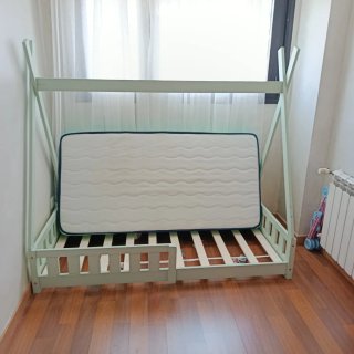 Cama infantil verde 80x160cm