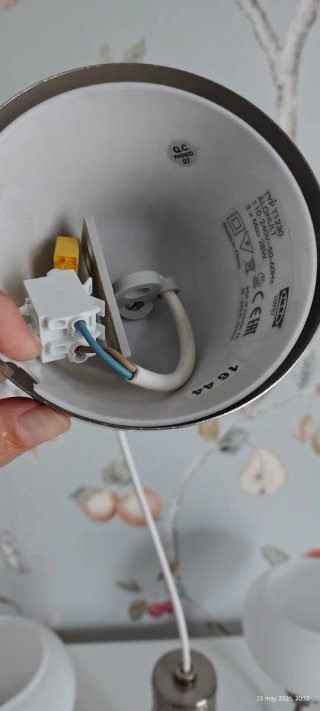 Lámpara colgante Ikea ALGHULT 3 focos
