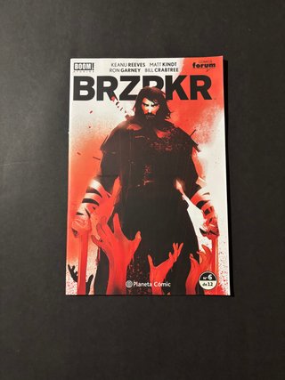 BRZRKR No 6 Keanu Reeves Cómic Planeta Comic