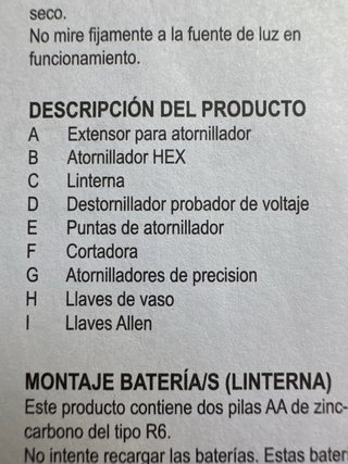 Lote Herramientas