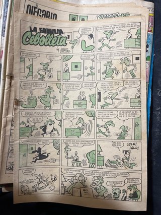 Comics y libros antiguos.