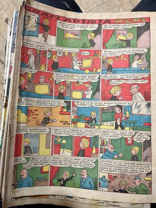 Comics y libros antiguos.