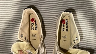 Converse x CDG Play Blancas Talla 41.5