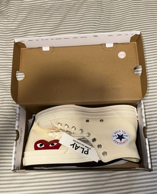 Converse x CDG Play Blancas Talla 41.5