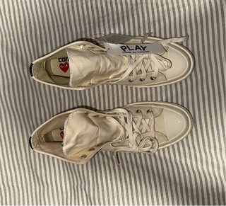 Converse x CDG Play Blancas Talla 41.5