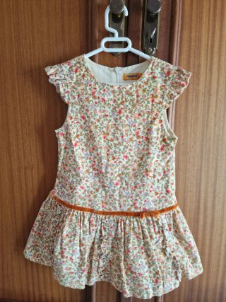 Vestido floral niña Mayoral