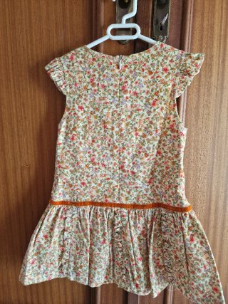 Vestido floral niña Mayoral