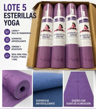 Lote 5 Esterillas Yoga