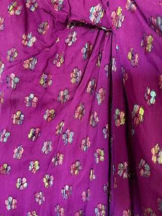 Vestido Hoss morado lentejuelas Talla S
