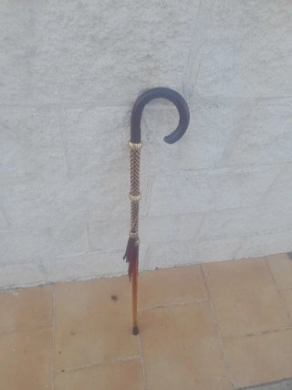 Cachaba gitana bastón decorado