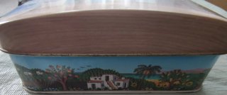 Caja bombones antigua arte naif