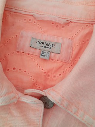 Chaqueta vaquera Cortefiel rosa Talla M