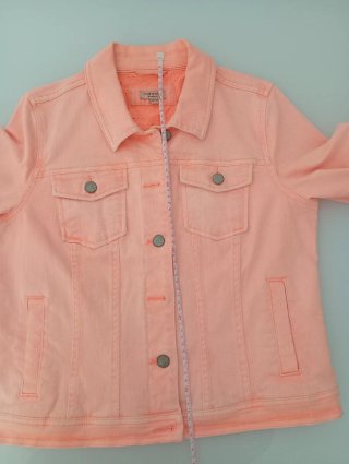 Chaqueta vaquera Cortefiel rosa Talla M
