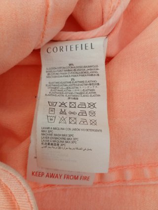Chaqueta vaquera Cortefiel rosa Talla M