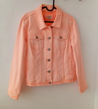 Chaqueta vaquera Cortefiel rosa Talla M
