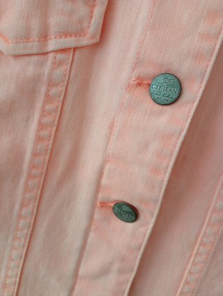 Chaqueta vaquera Cortefiel rosa Talla M