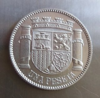Moneda plata 1 Peseta 1933