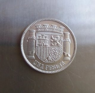 Moneda plata 1 Peseta 1933