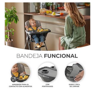Trona bebé Kinderkraft FOLDEE plegable