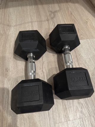 Pesas hexagonales 12.5kg (par)