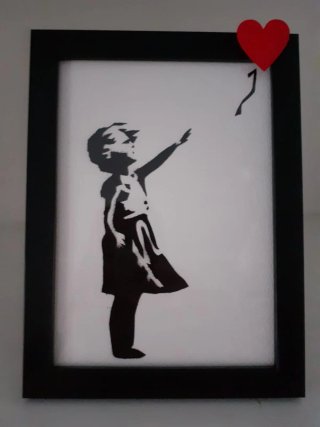 Quadretto Design Balloon Girl