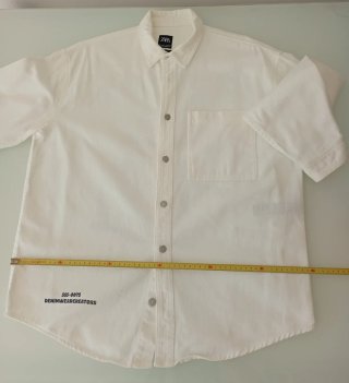 Sobrecamisa ZARA Blanca Talla M