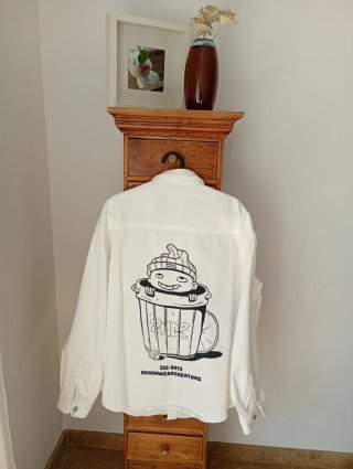 Sobrecamisa ZARA Blanca Talla M