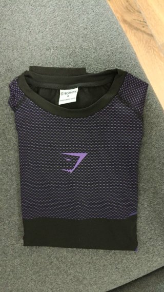 Camiseta Gymshark Onyx V5 Morada