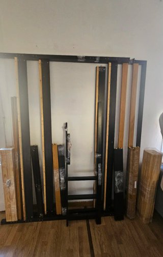Litera madera 90x190 + 2 colchones