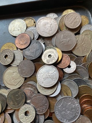 1 Kilo Monedas Variadas Colección