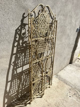 Estantería Metálica Dorada Plegable