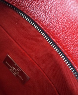 Bolso Carolina Herrera Beige y Naranja Nuevo