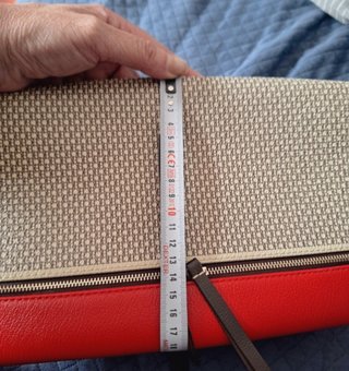 Bolso Carolina Herrera Beige y Naranja Nuevo