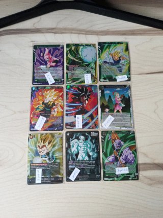 Lote cartas Dragon Ball foil