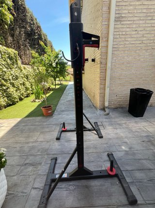 Supporto per barra da palestra regolabile 75-120cm
