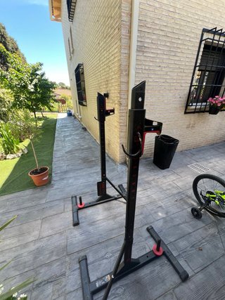Supporto per barra da palestra regolabile 75-120cm