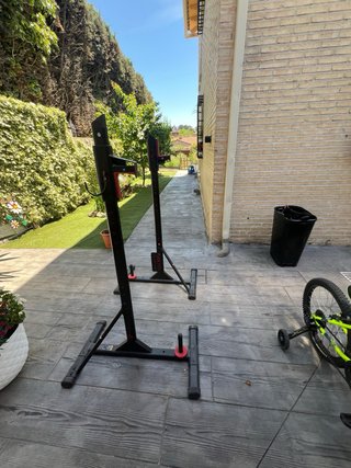Supporto per barra da palestra regolabile 75-120cm