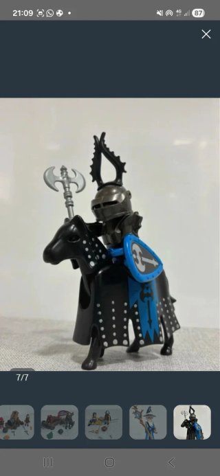 Caballero con caballo Playmobil