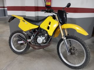 Moto Cross 50cc Amarillo y Negro