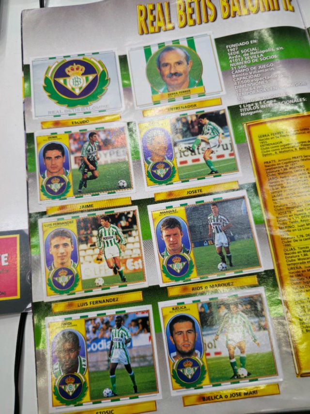 Álbum Liga 96/97 Coleccionista Completo