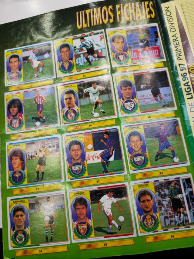 Álbum Liga 96/97 Coleccionista Completo